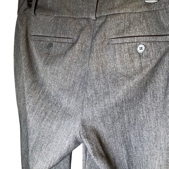 Loft Original Dress Trouser 8P Gray Preppy Straight Loose Mid-Rise Office Career - Picture 5 of 5